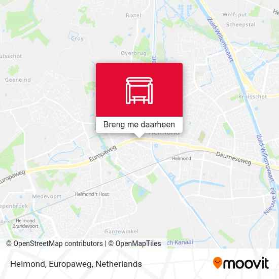 Helmond, Europaweg kaart