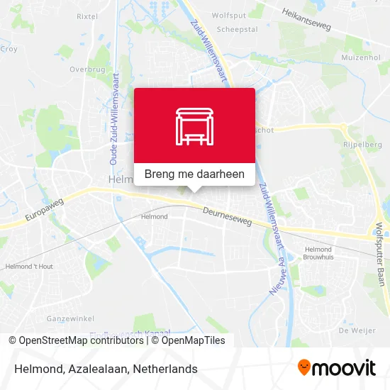 Helmond, Azalealaan kaart
