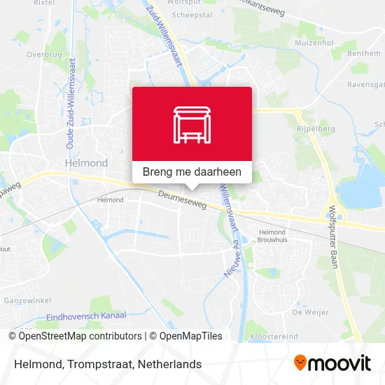 Helmond, Trompstraat kaart