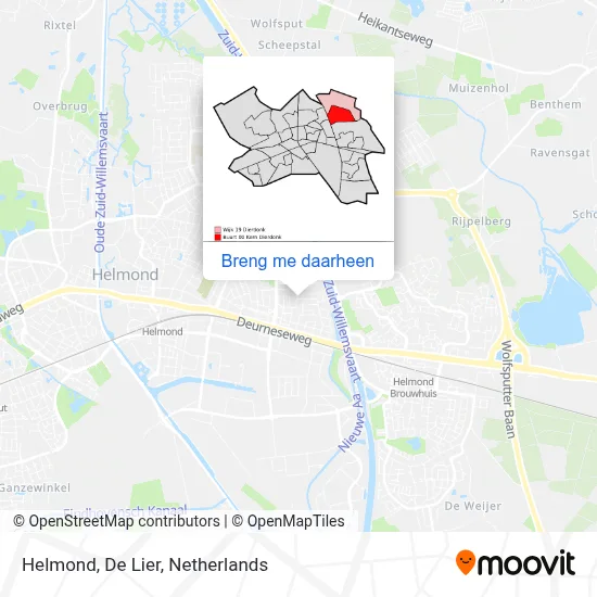 Helmond, De Lier kaart