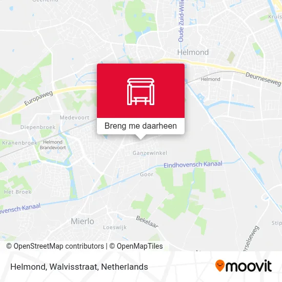 Helmond, Walvisstraat kaart