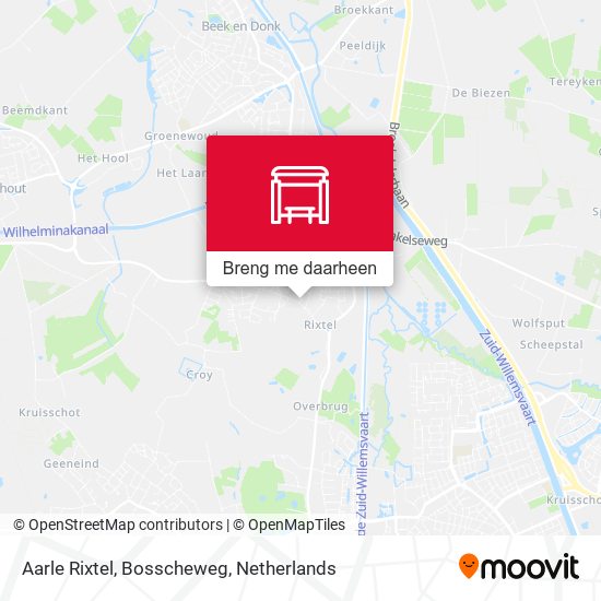 Aarle Rixtel, Bosscheweg kaart