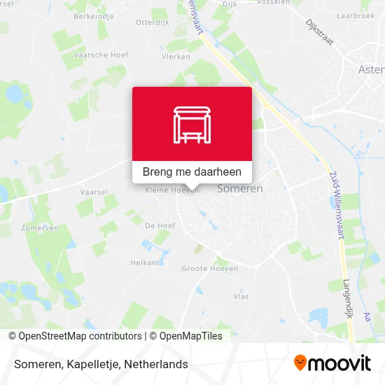 Someren, Kapelletje kaart