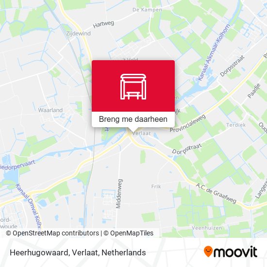 Heerhugowaard, Verlaat kaart