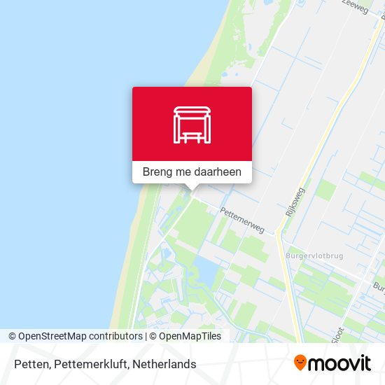 Petten, Pettemerkluft kaart