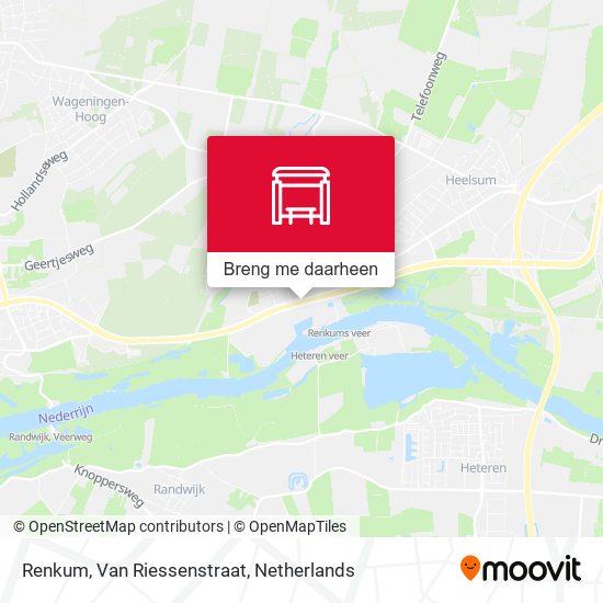 Renkum, Van Riessenstraat kaart