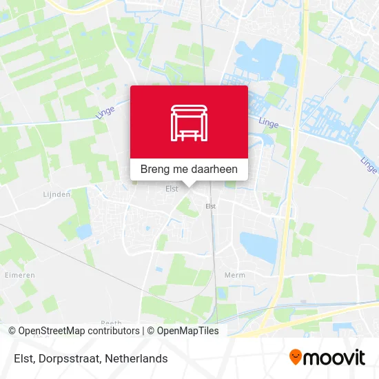 Elst, Dorpsstraat kaart
