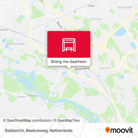 Babberich, Beekseweg kaart