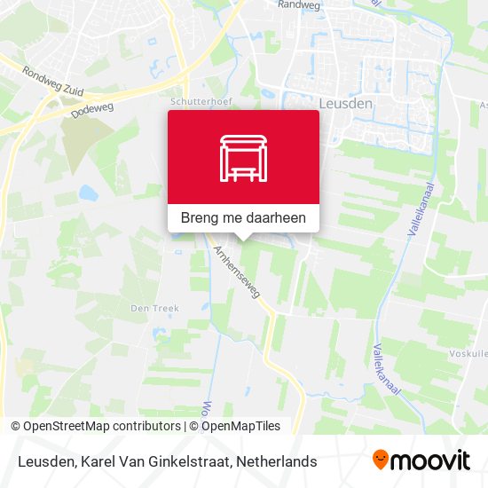 Leusden, Karel Van Ginkelstraat kaart