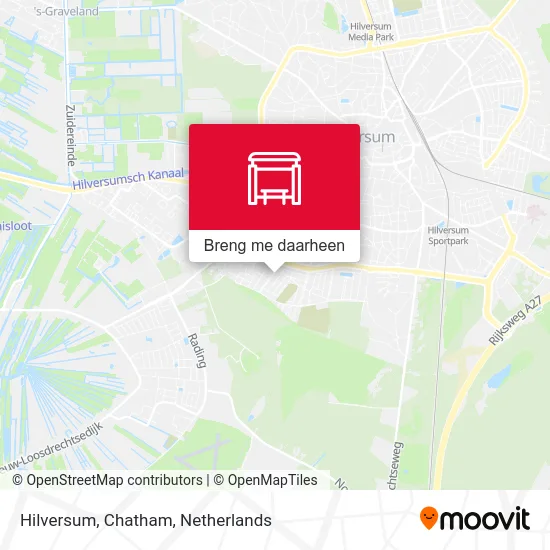 Hilversum, Chatham kaart