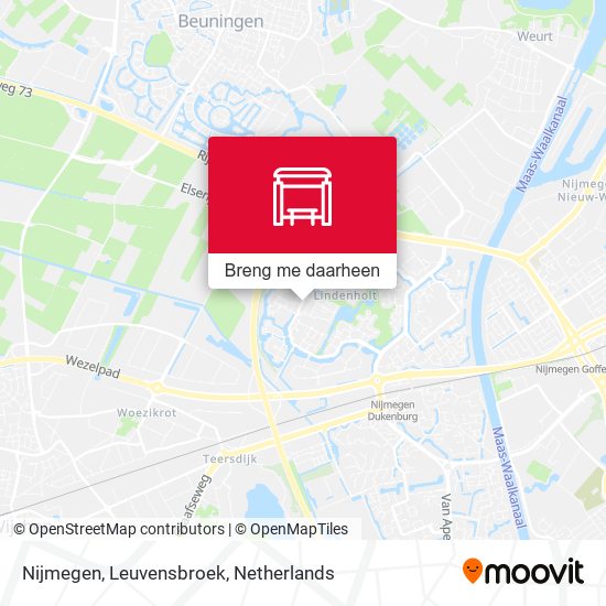 Nijmegen, Leuvensbroek kaart