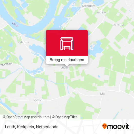 Leuth, Kerkplein kaart