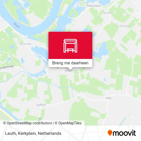 Leuth, Kerkplein kaart