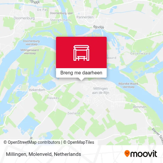 Millingen, Molenveld kaart