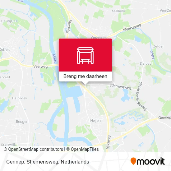 Gennep, Stiemensweg kaart