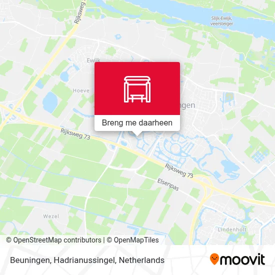 Beuningen, Hadrianussingel kaart
