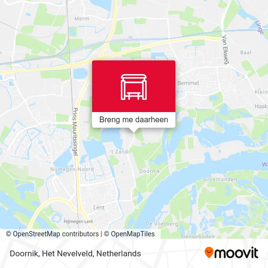 Doornik, Het Nevelveld kaart