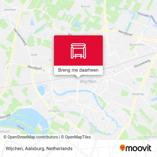 Wijchen, Aalsburg kaart