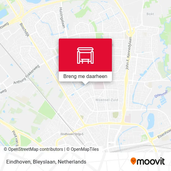 Eindhoven, Bleyslaan kaart