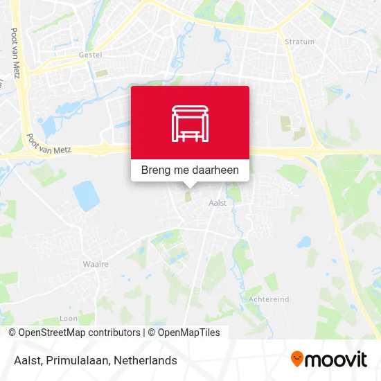 Aalst, Primulalaan kaart