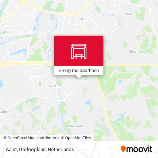 Aalst, Gorlooplaan kaart