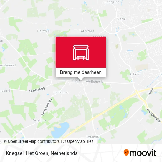 Knegsel, Het Groen kaart