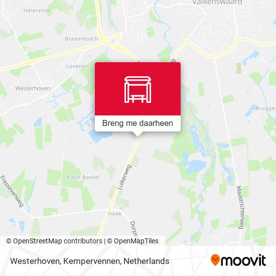 Westerhoven, Kempervennen kaart