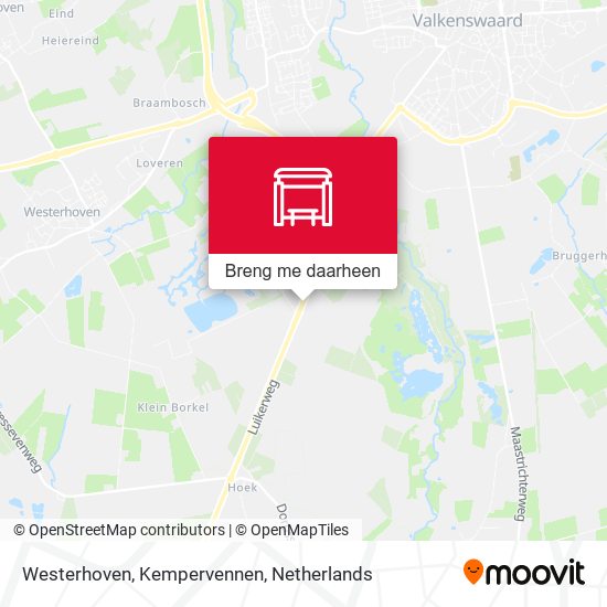 Westerhoven, Kempervennen kaart