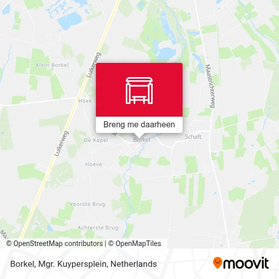 Borkel, Mgr. Kuypersplein kaart
