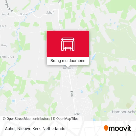 Achel, Nieuwe Kerk kaart