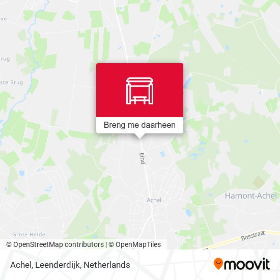 Achel, Leenderdijk kaart