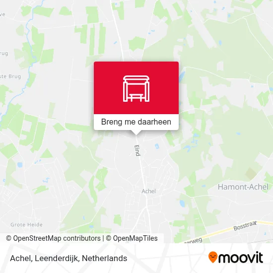 Achel, Leenderdijk kaart