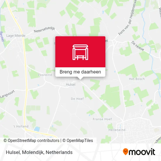 Hulsel, Molendijk kaart