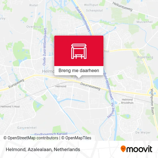 Helmond, Azalealaan kaart