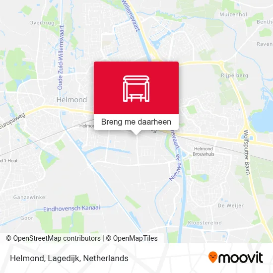 Helmond, Lagedijk kaart