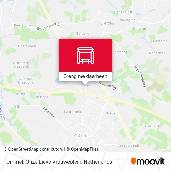 Ommel, Onze Lieve Vrouweplein kaart