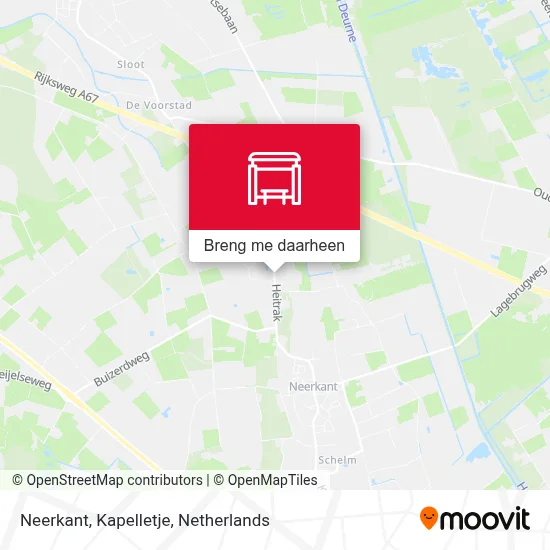 Neerkant, Kapelletje kaart