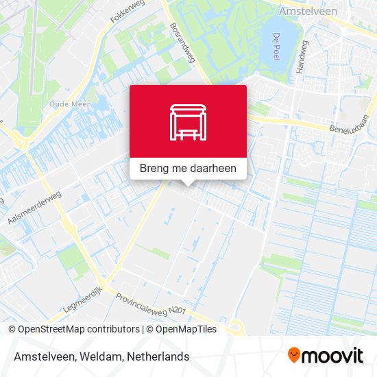 Amstelveen, Weldam kaart