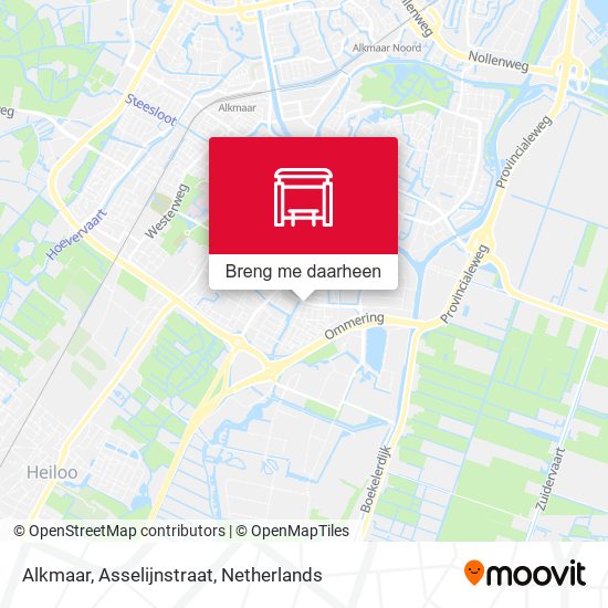 Alkmaar, Asselijnstraat kaart