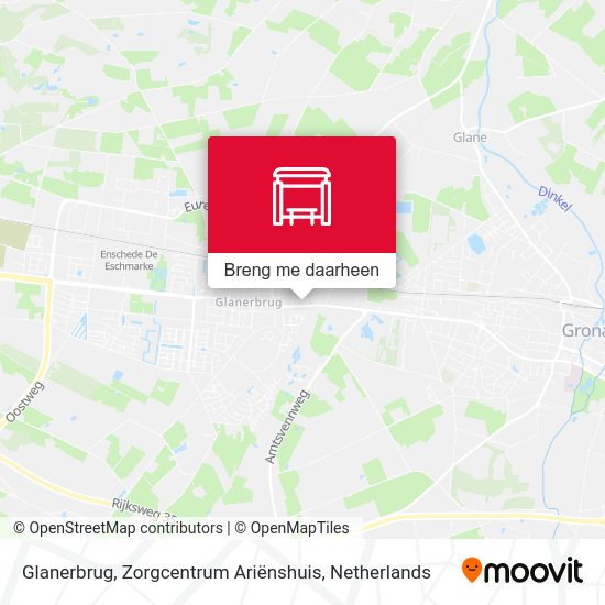 Glanerbrug, Zorgcentrum Ariënshuis kaart