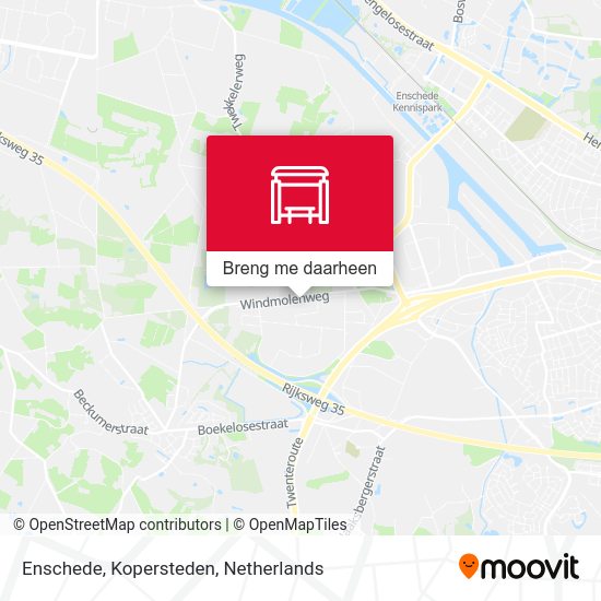 Enschede, Kopersteden kaart