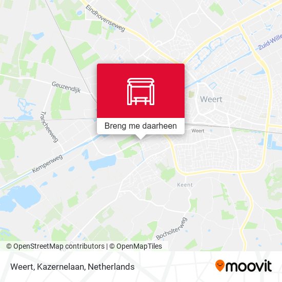 Weert, Kazernelaan kaart