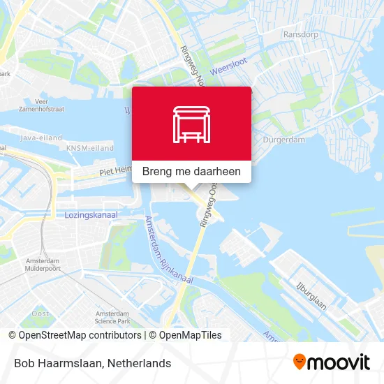 Bob Haarmslaan kaart