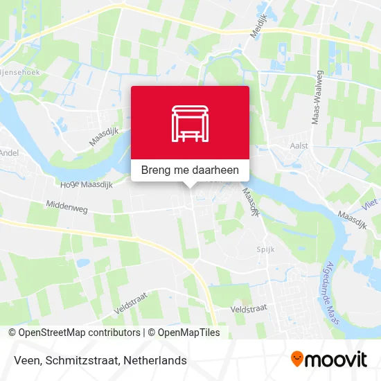 Veen, Schmitzstraat kaart