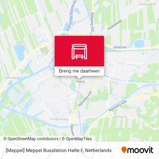 [Meppel] Meppel Busstation Halte F kaart