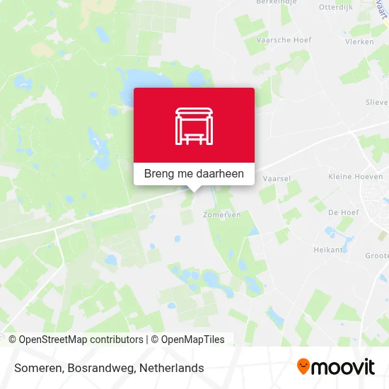 Someren, Bosrandweg kaart