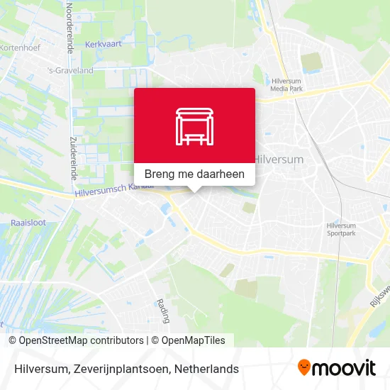 Hilversum, Zeverijnplantsoen kaart