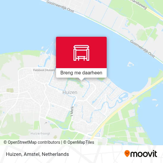 Huizen, Amstel kaart