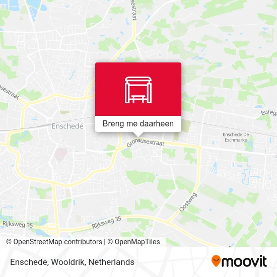 Enschede, Wooldrik kaart