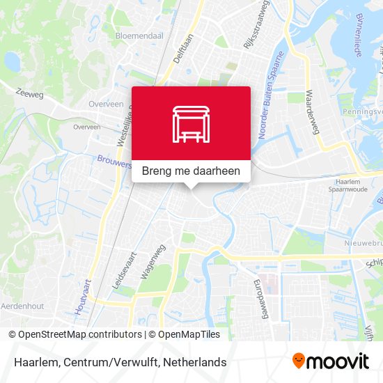 Haarlem, Centrum/Verwulft kaart